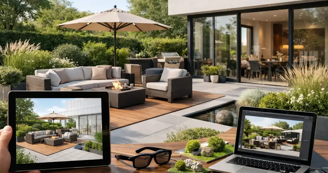 3D Visualisierung Garten Terrasse richtig nutzen