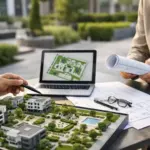 Außenflächen für Immobilienprojekte planen