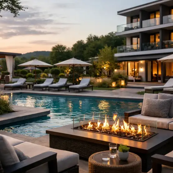 Fallstudie Hotel-Außenbereich Aufwertung