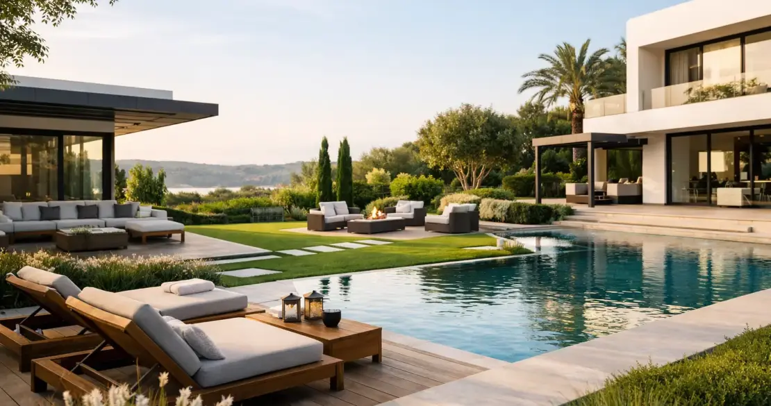 Gartendesign für Luxusimmobilien richtig planen