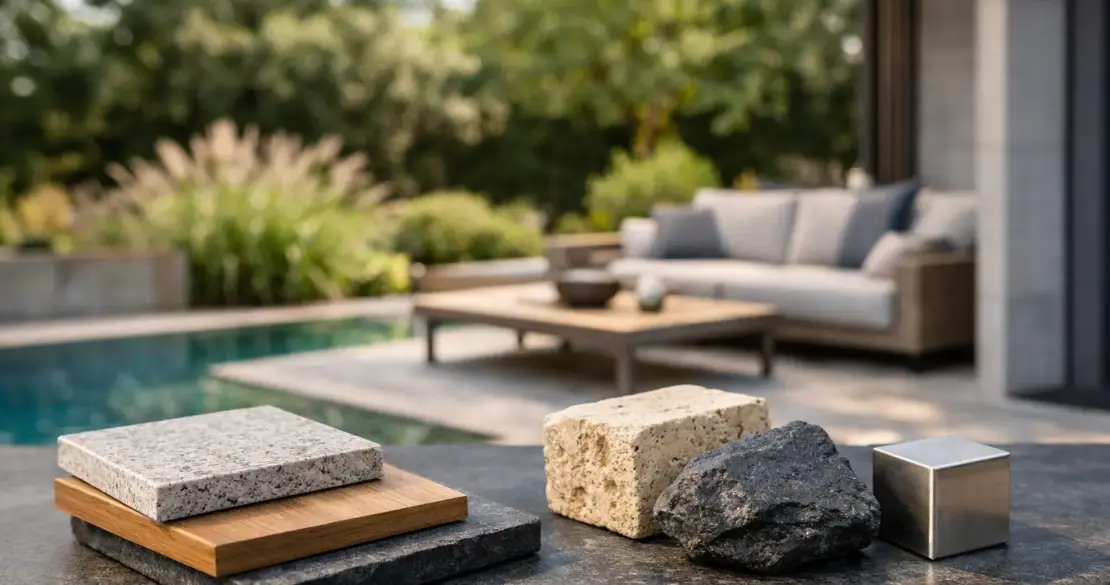 Premium Materialien im Außenbereich auswählen