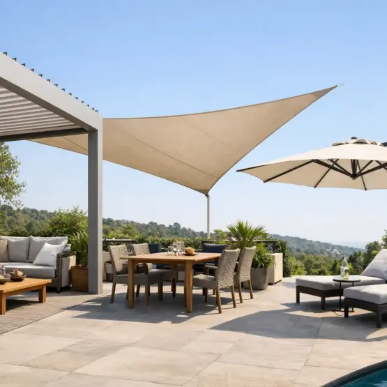 Schattensystem für die Terrasse passend auswählen