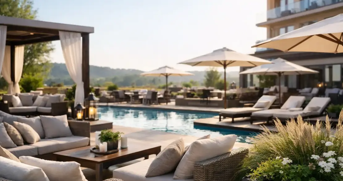 Terrassengestaltung im Hotel verbessern