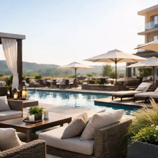 Terrassengestaltung im Hotel verbessern