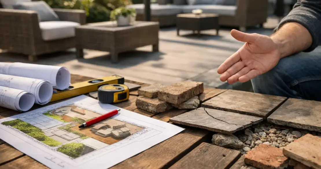 Teure Fehler bei der Terrassenplanung vermeiden